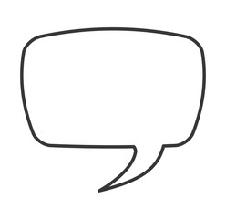 Naklejka premium speech bubble isolated icon