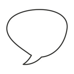 speech bubble isolated icon