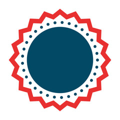 circle seal frame icon