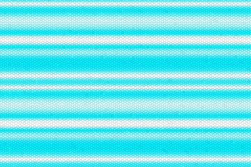 Illustration of cyan and white horizontal mosaic lines