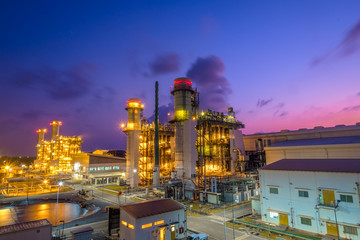 Combine cycle power plant with clear sky