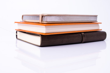 Stack of multi colored books