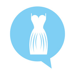 female suit isolated icon