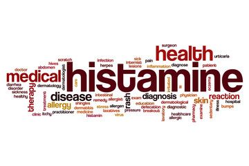 Histamine word cloud