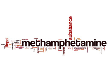 Methamphetamine word cloud