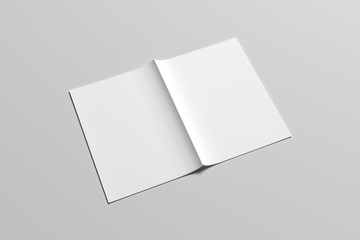 A4 Portrait Catalog / Magazine Mock-Up - Perfect Binding