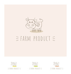 cow flat logo