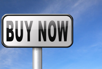 Obraz premium Buy now sign and here online sales sell on internet shop online shop buy and add to cart sign shopping webpage..