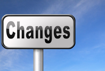 Obraz premium changes ahead