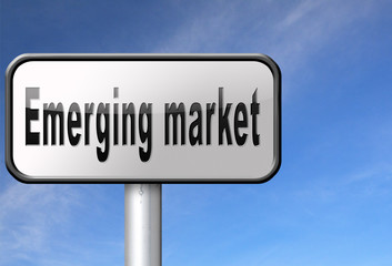 Obraz premium new emerging grow markets