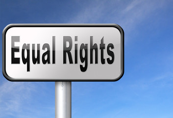 Obraz premium equal rights and equality in opportunities
