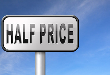 half price reduction
