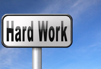 Obraz premium hard work