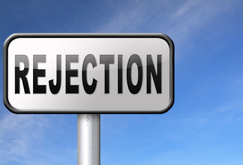 Obraz premium rejection