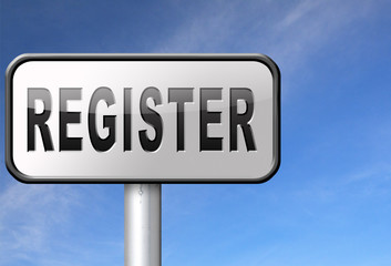 Obraz premium register