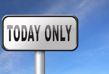 Obraz premium today only time restricted