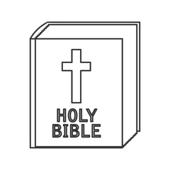 Fototapeta premium flat design holy bible icon vector illustration