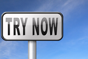 Obraz premium try now free product trial