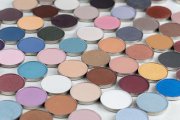 assortment make-up cosmetics powder