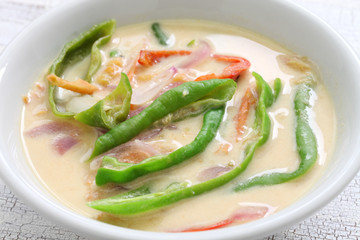 ema datshi (traditional chili cheese stew), bhutanese cuisine
