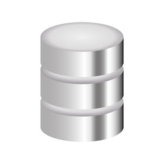 data center metal technology icon. Isolated and flat vecctor illustration