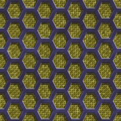 Wire mesh fabric seamless generated hires texture