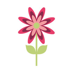 flower floral plant nature garden icon. Isolated and flat vecctor illustration