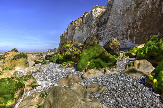 Coastal Rocks in Normandy, France