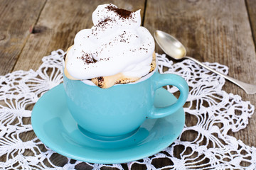 Coffee with Whipped Cream Caramel