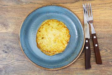 Fried Potato Pancakes. Belarusian and German Cuisine