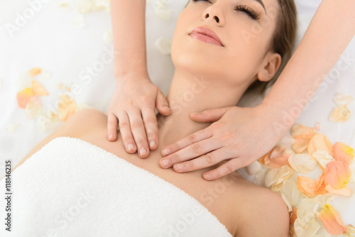 Massage pretty girl