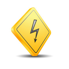 High Voltage Risk sign