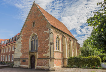 Fototapeta na wymiar Church Johannes Kapelle in the historical center of Munster