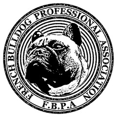 French Bulldog Professional Association logo stamp
