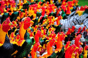 Obraz premium colorful statue in Bangkok Thailand 