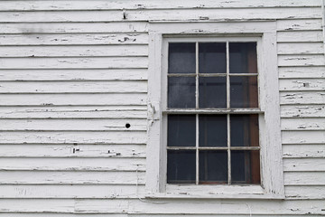 Closeup of a Window in an Old House