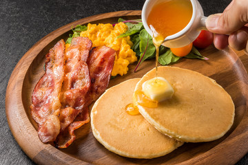 パンケーキセット Light meal of the pancake