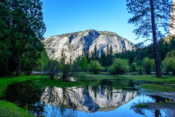 Yosemite Mirror Lake Reflection