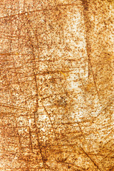 damaged metallic surface background with rust and scratches