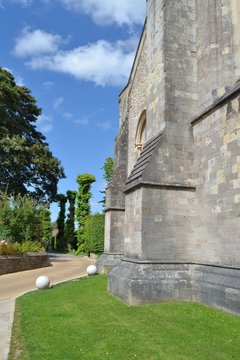 Cath&eacute;drale de Romsey en Angleterre