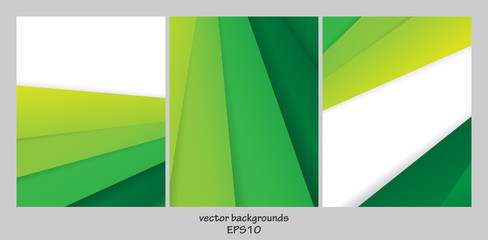 vector backgrounds set