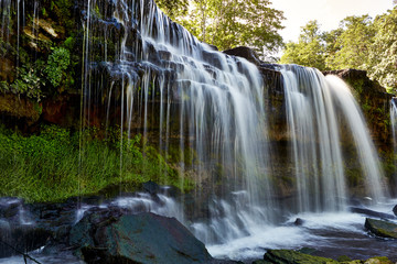 beautiful waterfalls in Keila-Joa, Estonia