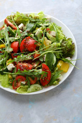Big plate of fresh salad