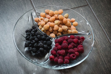 3 kinds of raspberry