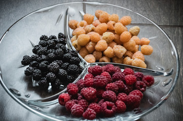 3 kinds of raspberry