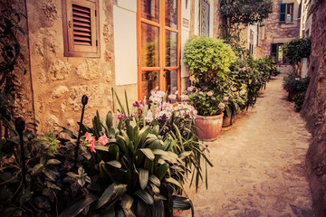 charming streets of old mediterranean towns