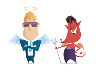 Angel & devil