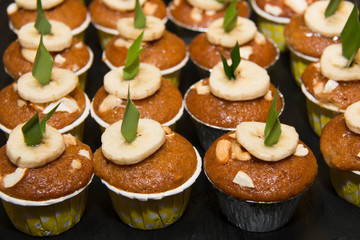 Delicious banana cake