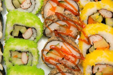 Naklejki  Sushi, japońskie jedzenie?