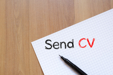 Send cv on notebook